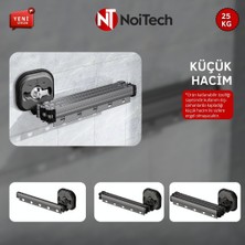 Noitech Alüminyum Vakumlu Modern Çamaşır Kurutma Askılığı 126CM