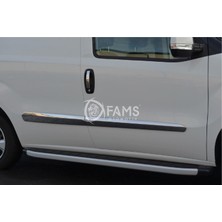 Fams Otomotiv Fiat Doblo Krom Yan Kapı Çıtası 4 Kapı 2010> Paslanmaz Çelik