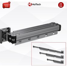 Noitech Alüminyum Dübelli Modern Çamaşır Kurutma Askılığı 126CM