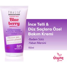 Thalia  Badem Sütü & Yaban Mersini Özlü Ince Telli & Düz Saçlar Için Bakım Kremi 150ML