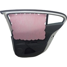 Next Craft Oto Güneşlik Perdesi Yan Cam Araç Arka Koltuk Emzirme Örtüsü Keçe Vantuzlu Tutucaklı 1 Adet