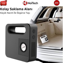 Noitech Analog Ekranlı LED Işıklı 150PSI Lastik Şişirme Hava Kompresörü