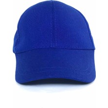 Salar Ticaret Unisex Koyu Mavi Spor Arkası Cırtlı Ayarlanabilir Şapka