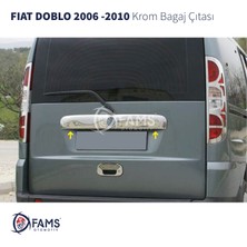 Fams Otomotiv Fiat Doblo Krom Bagaj Çıtası 2006-2010 Paslanmaz Çelik