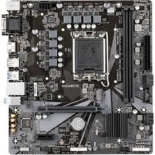 Gıgabyte H610M-H Intel® H610 Motherboard DDR5 With 6+1+1 Hybrid Phases Digital Vrm Design Pcıe