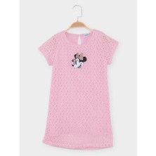 Minnie Mouse Lisanslı Kız Çocuk Elbise MN22063