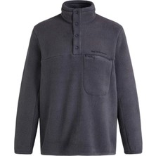 Peak Performance Fleece Snap T-Neck Erkek Polar Sweat Gri G78165010-30315