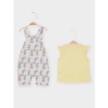 Looney Tunes Kız Bebek Salopet Takım 21887