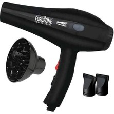 Forceone 5500 Turbo Profesyonel Fön Makinesi + Vigo Başlık | 2400 Watt Yüksek Performans
