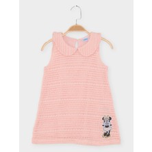 Minnie Mouse Lisanslı Kız Çocuk Elbise MN22059