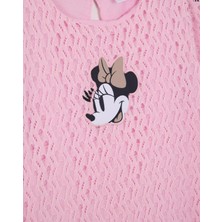 Minnie Mouse Lisanslı Kız Çocuk Elbise MN22063