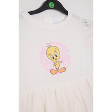 Looney Tunes Lisanslı Kız Çocuk Elbise LT21896