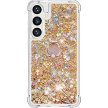 Teleplus Samsung Galaxy S23 Kılıf Sulu Yüzüklü Standlı Milce Kapak