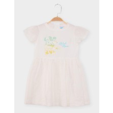 Minnie Mouse Lisanslı Kız Çocuk Elbise MN21809