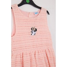 Minnie Mouse Lisanslı Kız Çocuk Elbise MN22054