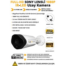 Elitcam Elitecamtech 4 Kameralı Metal Uzay Kasa Sony Lensli 1080P Full Hd Gece Görüşlü Kamera Seti 320GB Hard Disk -4u