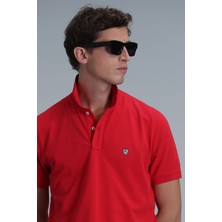 Lufian Erkek Laon Smart Polo T-Shirt 111040164 Kırmızı