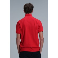 Lufian Erkek Laon Smart Polo T-Shirt 111040164 Kırmızı