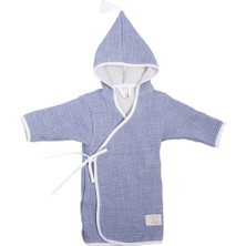 Miela Kids Marshmallow Kimono Bornoz Mavi