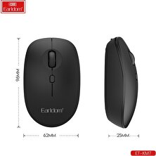 One Depot Sessiz Kablosuz Ofis Mouse - Siyah