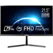 Everest M240 21.5 75Hz 5ms(gtog) Csot Va Freesync+Hdr(Fw) Full Hd Flat Pc LED Monitör