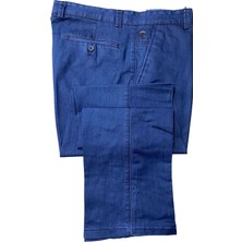 Gambia Outdoor's Erkek Kot Keten Kumaş Pantolon Esnek Likralı Rahat Kalıp Pamuklu Mevsimlik Baba