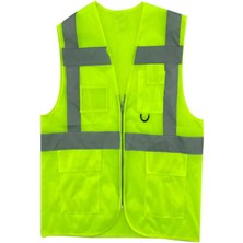Maske Iş Güvenliği Ikaz Yeleği Mühendis Tipi Sarı