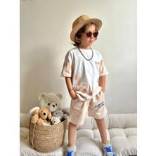 Jolly Kids Erkek Çocuk Yazı Baskılı Penye Şortlu Takım