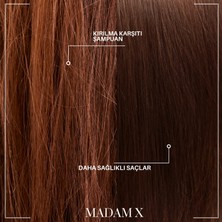 Madam X Saçlarınız Için Güçlü Koruma: Keratin Kırılma Karşıtı Besleyici Premium Şampuan 300ML