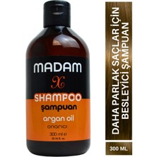 Madam x Argan Premium Şampuanı 300 ml - Saçınıza Doğal Parlaklık ve Nem Kazandırın!