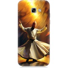Teknomeg Samsung Galaxy A7 2017 Uyumlu Semazen Yapan Mevlevi Desenli Silikon Kılıf