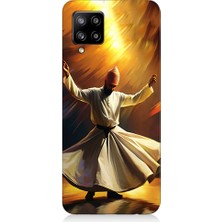 Teknomeg Samsung Galaxy A42 5g Uyumlu Semazen Yapan Mevlevi Desenli Silikon Kılıf