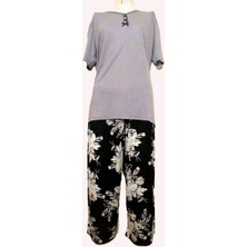 Miss Melina Bambu Kadın Kapri  Pijama Takımı