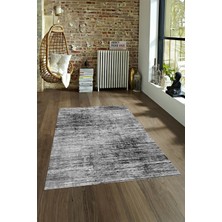 Napoli Home Dijital Baskılı Kaymaz Taban Yıkanabilir Sade Yolluk Mutfak Salon Halısı, N-Sade-37-Gri,