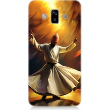 Teknomeg Samsung Galaxy J7 Duo Uyumlu Semazen Yapan Mevlevi Desenli Silikon Kılıf