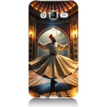 Teknomeg Samsung Galaxy J5 Uyumlu Mevlevi Semazen Desenli Silikon Kılıf
