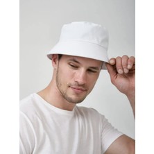 Derikem Yazlık Kumaş Kova Şapka, Erkek Kadın Düz Balıkçı Bucket Şapka, Unisex