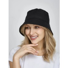 Derikem Yazlık Kumaş Kova Şapka, Erkek Kadın Düz Balıkçı Bucket Şapka, Unisex