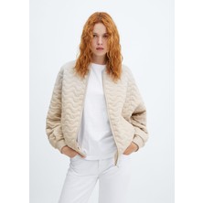 Mango Kapitoneli Bomber Ceket