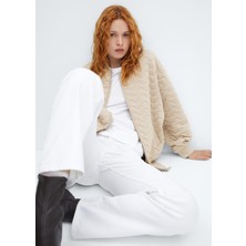 Mango Kapitoneli Bomber Ceket