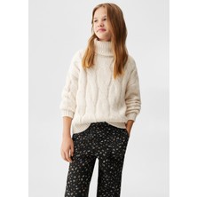 Mango Kids Çiçek Desenli Pantolon