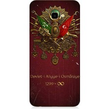 Teknomeg Samsung Galaxy J4 Plus Uyumlu Osmanlı Nişanı 1299- Desenli Silikon Kılıf