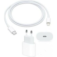 Worldway Apple iPhone 12 Pro Uyumlu Type-C 20W Hızlı Şarj Adaptörü