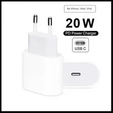 Worldway Apple iPhone Için Hızlı Şarj Aleti Seti Usb-C 20W Adaptör + Usb-C Kablo. Apple iPhone 13/13 Pro/12/12 Pro/11/11 Pro/se/xs/xr/x/8/8 Plus/ipad ile Uyumlu