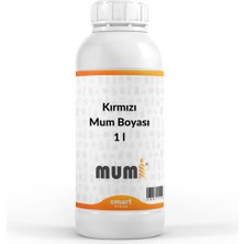 Mumi Sıvı Mum Boyası Kırmızı 1 Lt