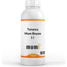 Mumi Sıvı Mum Boyası Turuncu 1 Lt