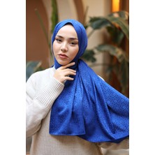 Silk Home Marka Jakarlı Deluxe Şal - Saks