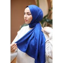 Silk Home Marka Jakarlı Deluxe Şal - Saks