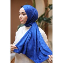 Silk Home Marka Jakarlı Deluxe Şal - Saks