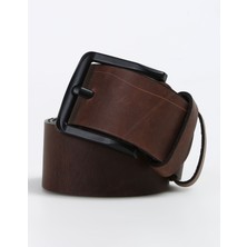 Fabrika Erkek Kemer Frk 032 4,5 Düz Deri Kahve